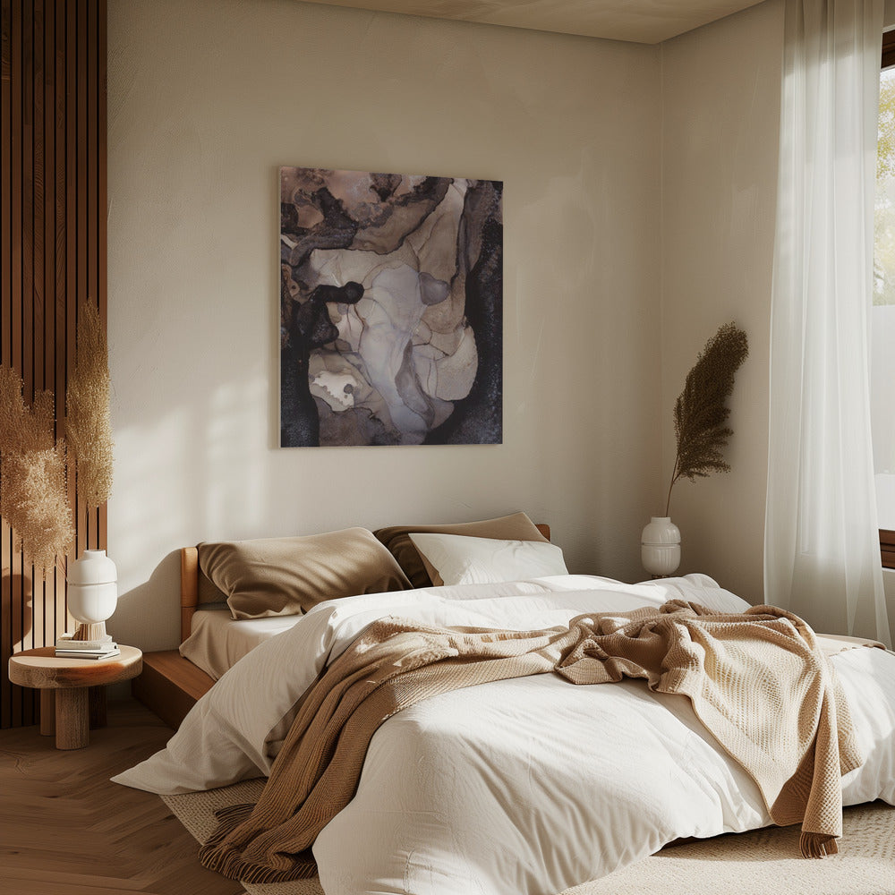 Organic Shapes in Earthy Tones | Canvas