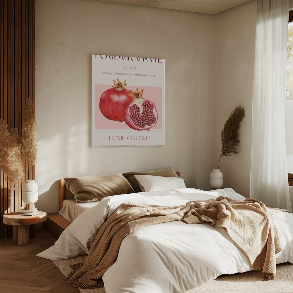 Juicy Pomegranate | Canvas