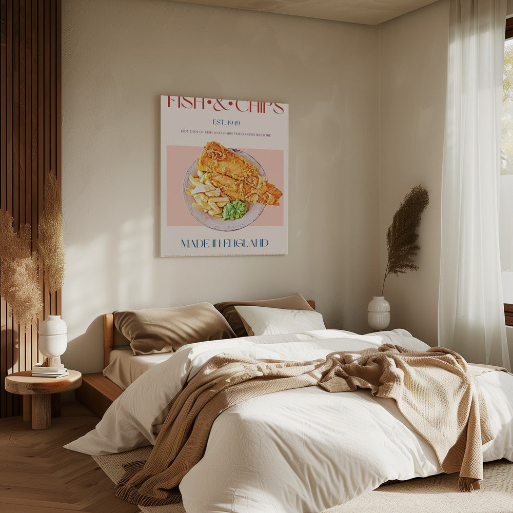 Classic Fish And Chips Dish | Canvas