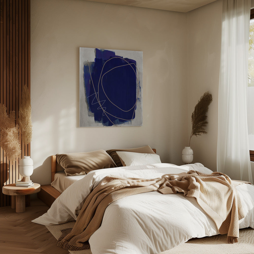 Blue Strokes 5 | Canvas