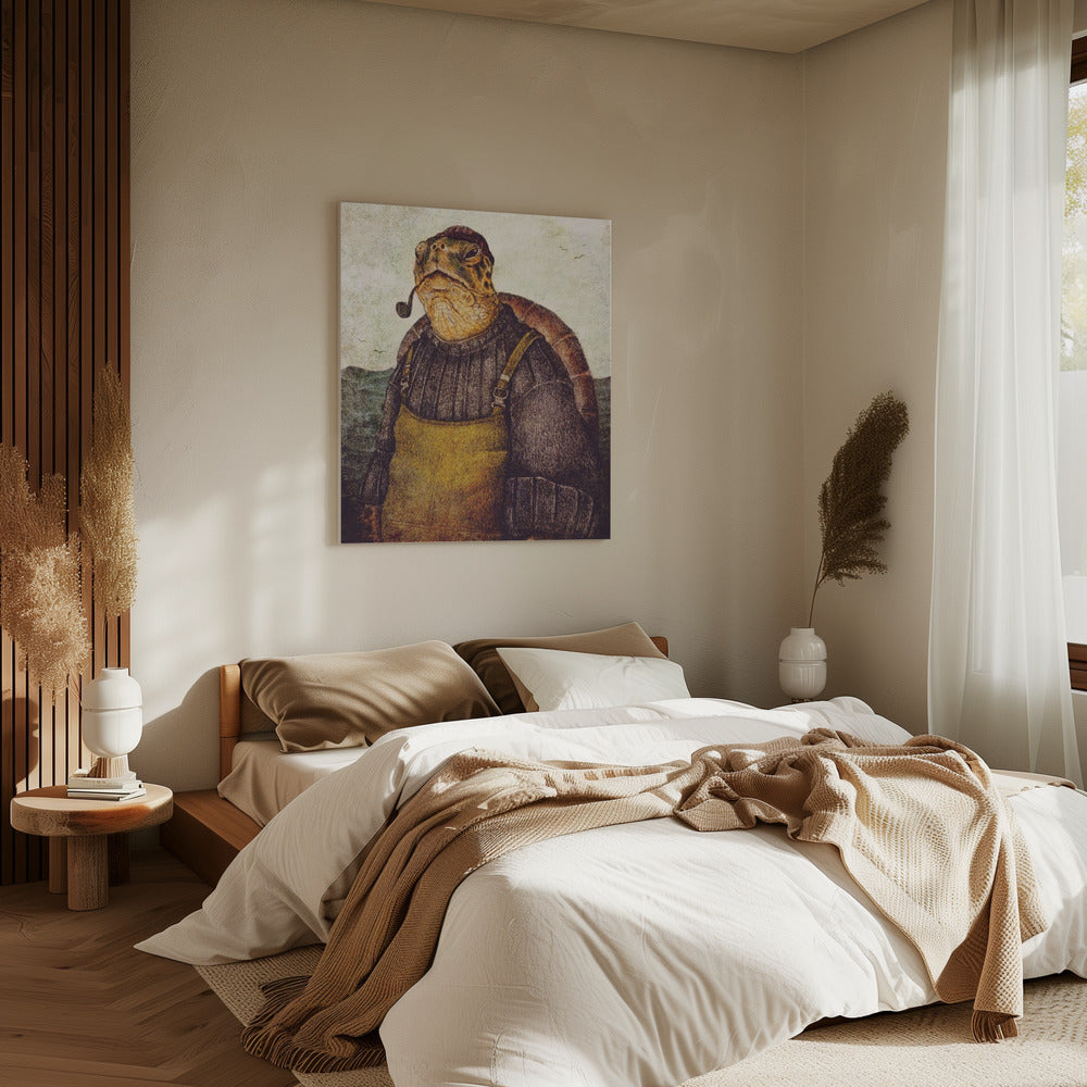 Vintage Stylish Turtle | Canvas