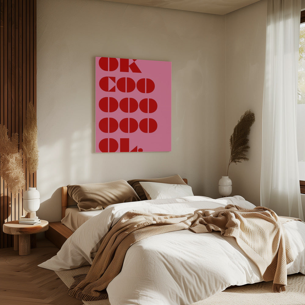 Bold Geometric Message | Canvas