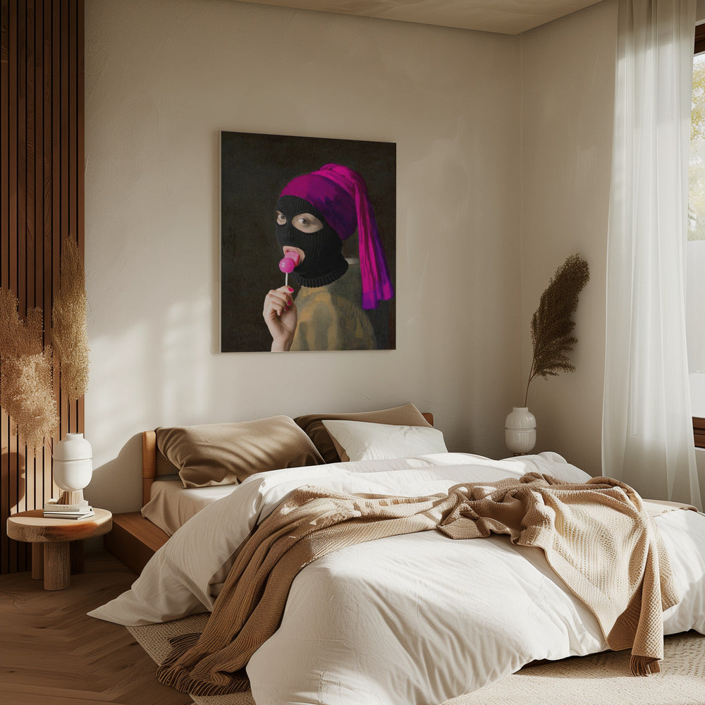 Girl in Balaklava | Canvas