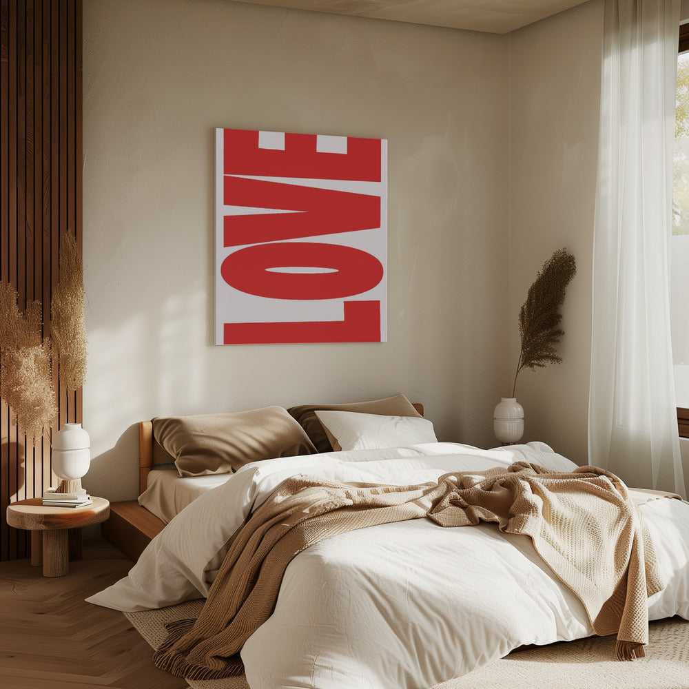 Bold Red Message | Canvas