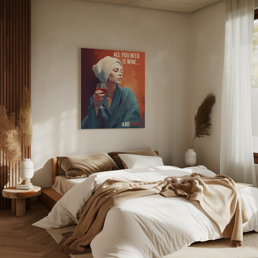 All You Need Is Wine | Canvas