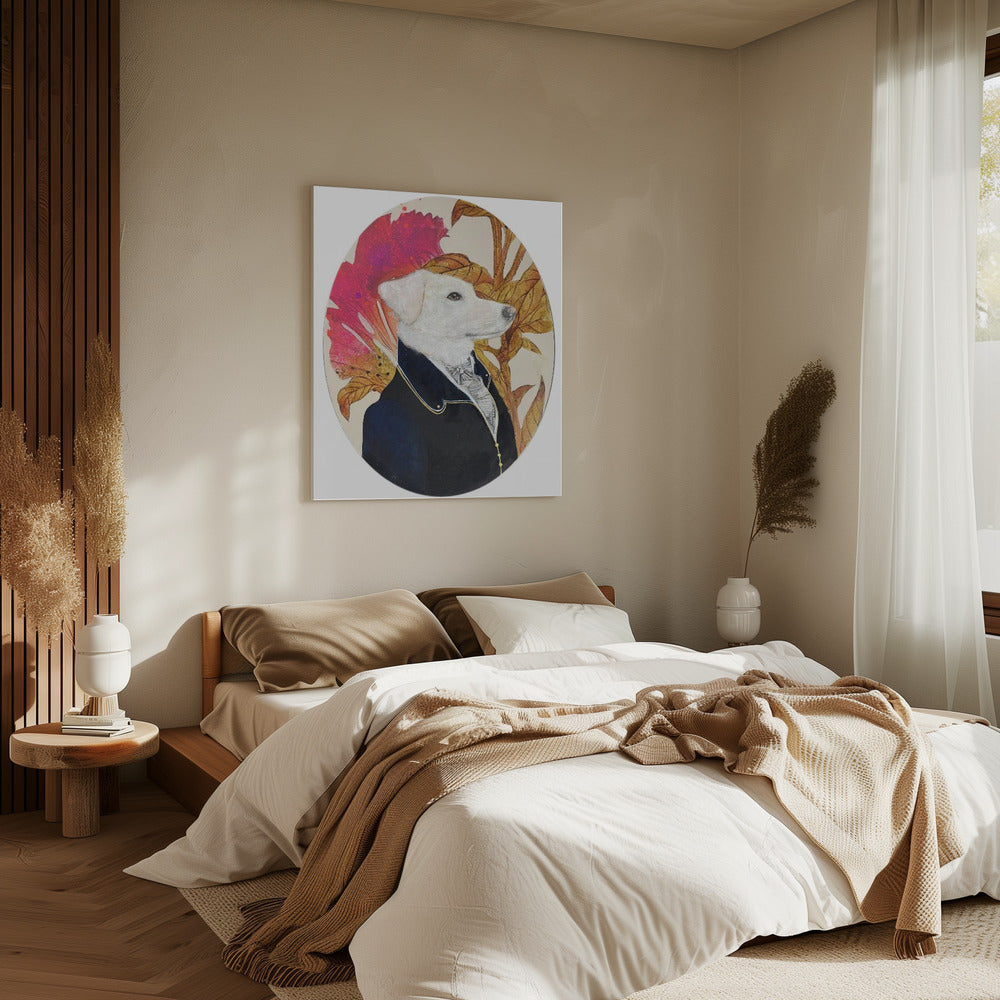 Regal Canine Portrait | Canvas