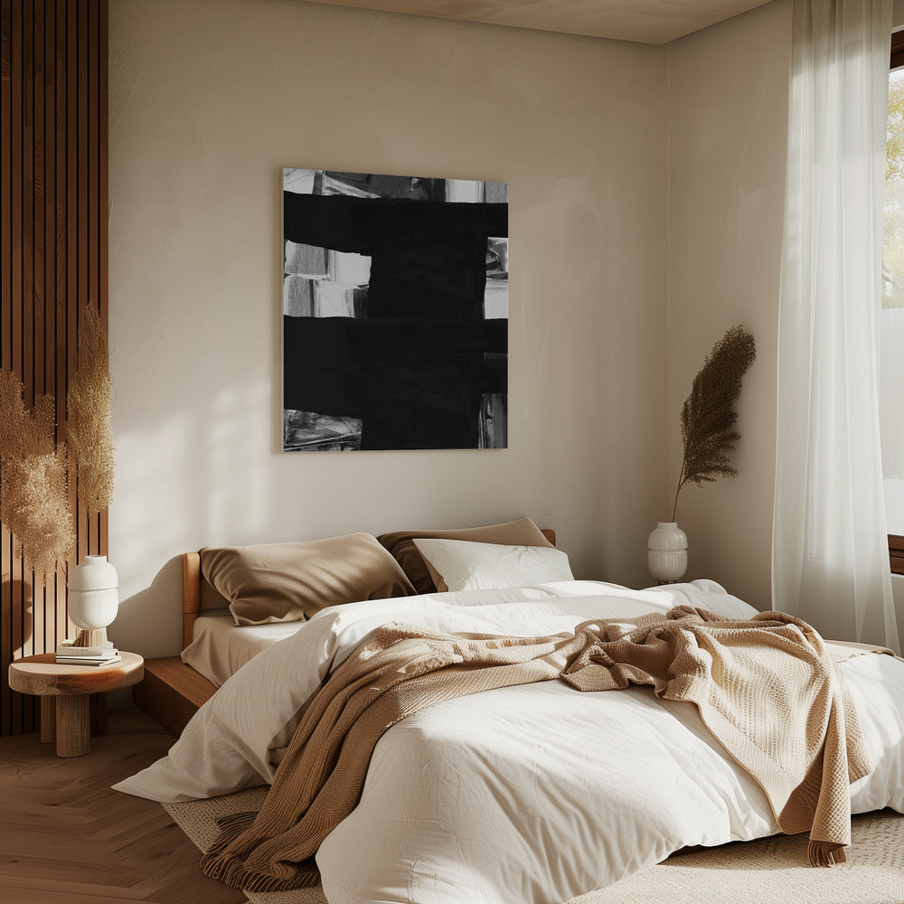 Monochrome Layers | Canvas