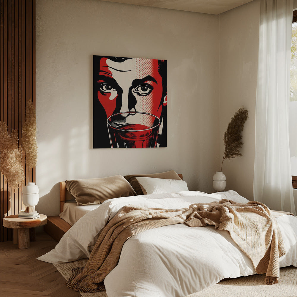 A Man with Intense Eyes | Canvas