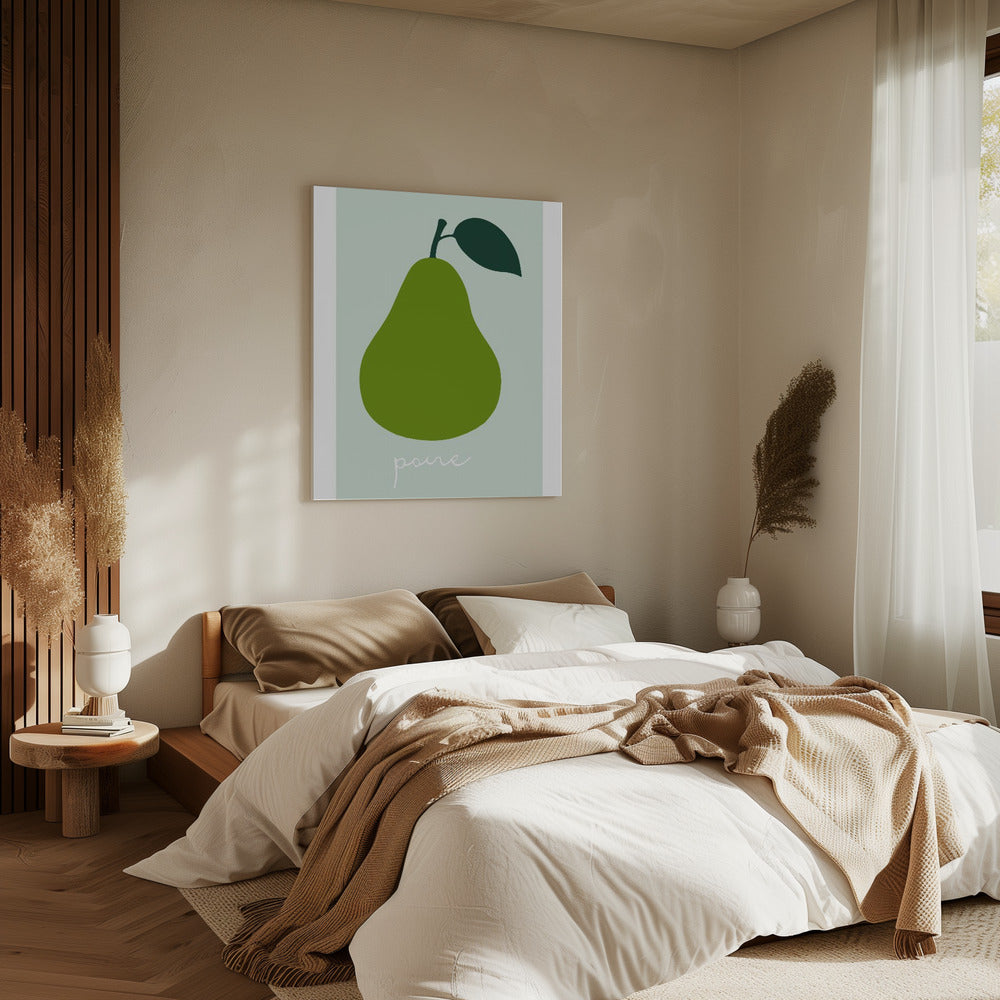 La Poire (Bright Green) | Canvas