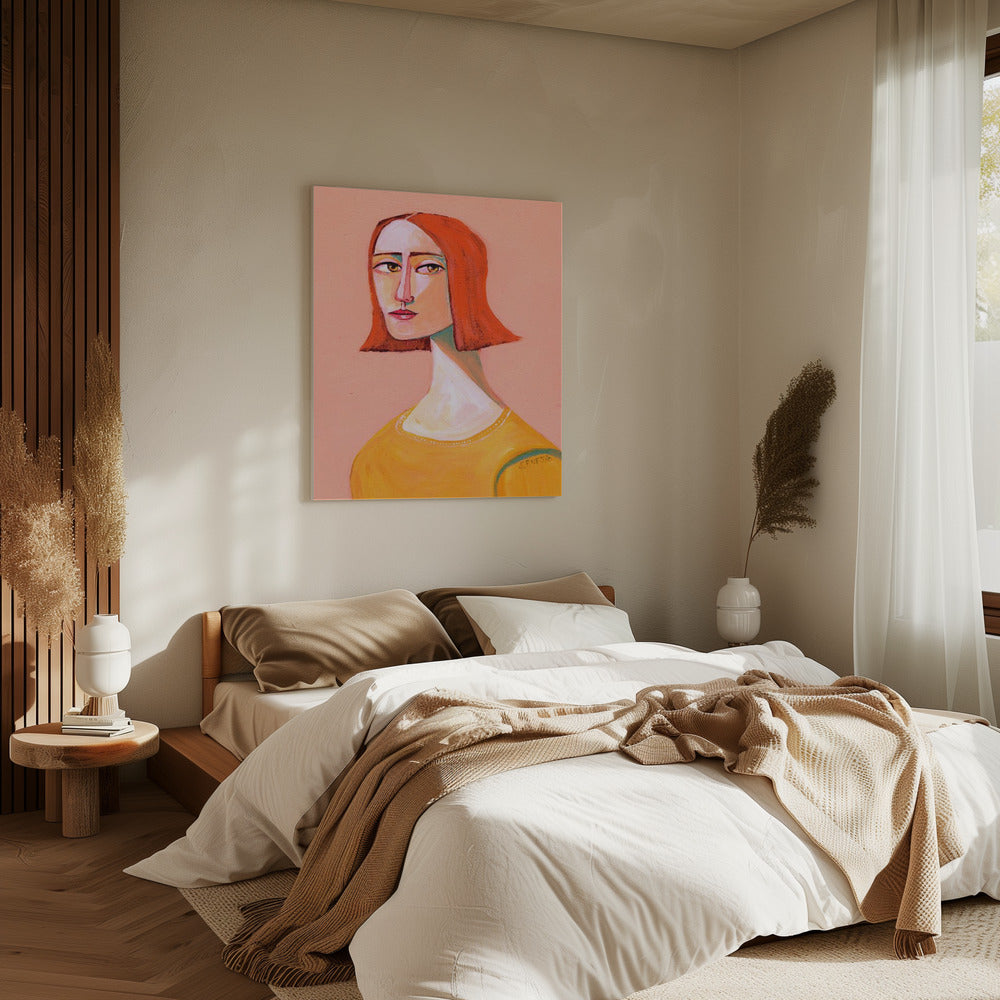 Red Head Lady with the Look | Canvas