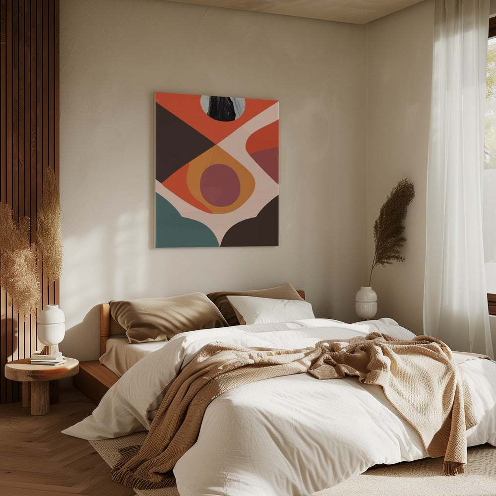 Geometric Forms And Muted Colors | Canvas
