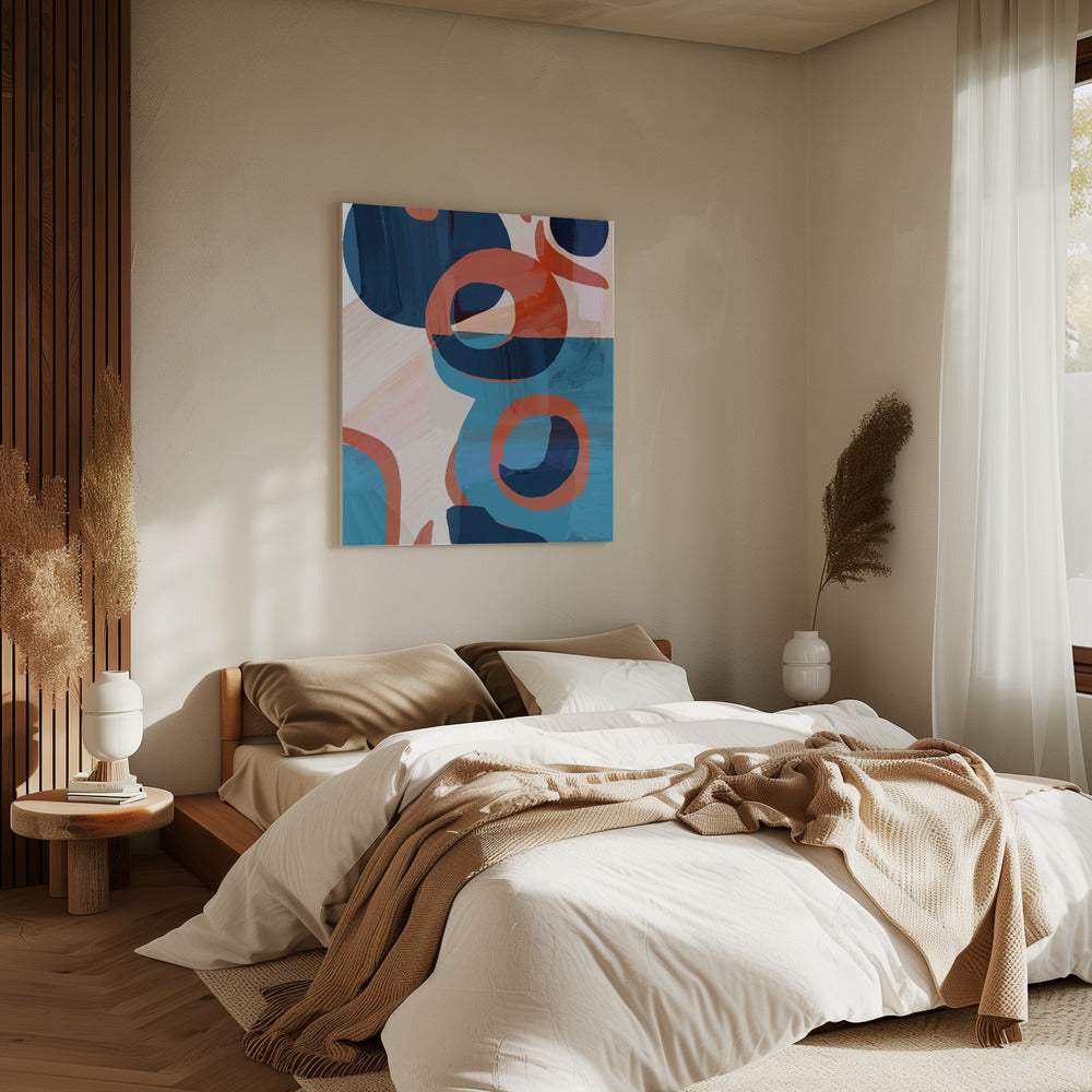 Geometric Shapes And Vibrant Colors | Canvas