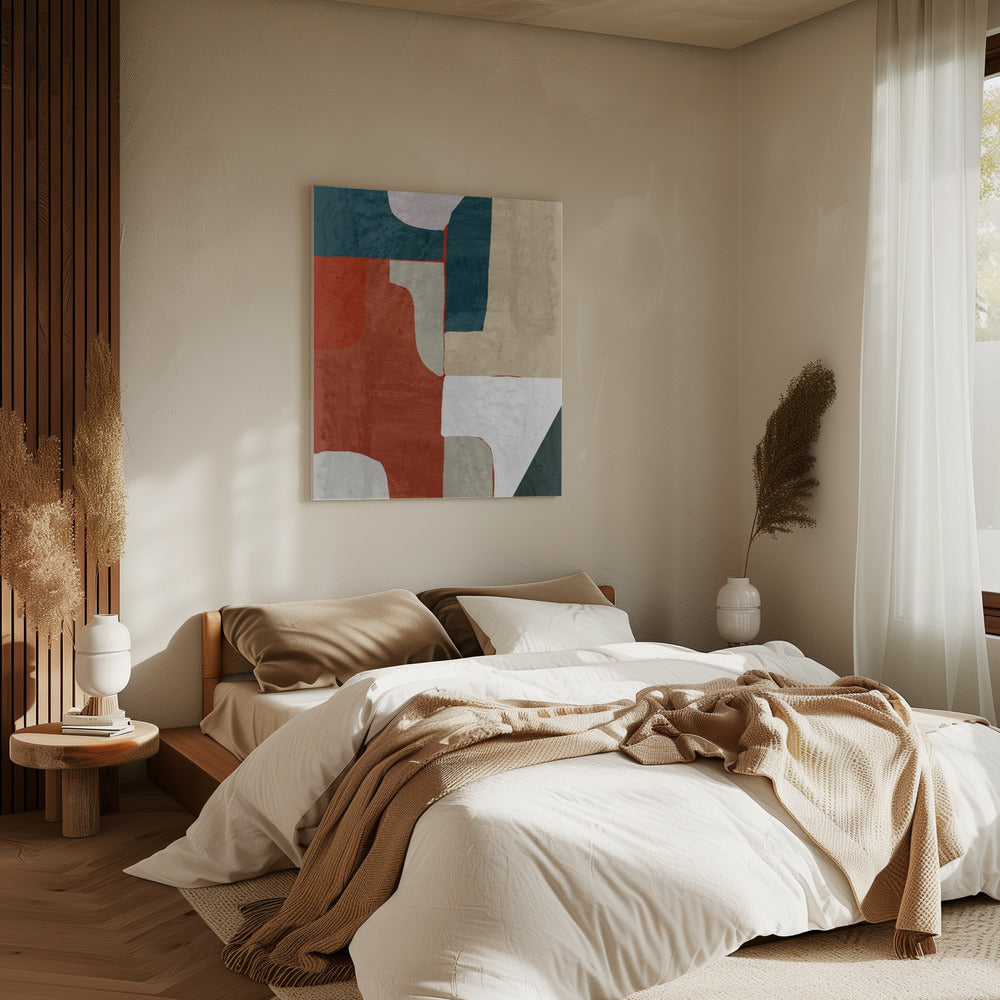 Earth and Tide Interlock | Canvas