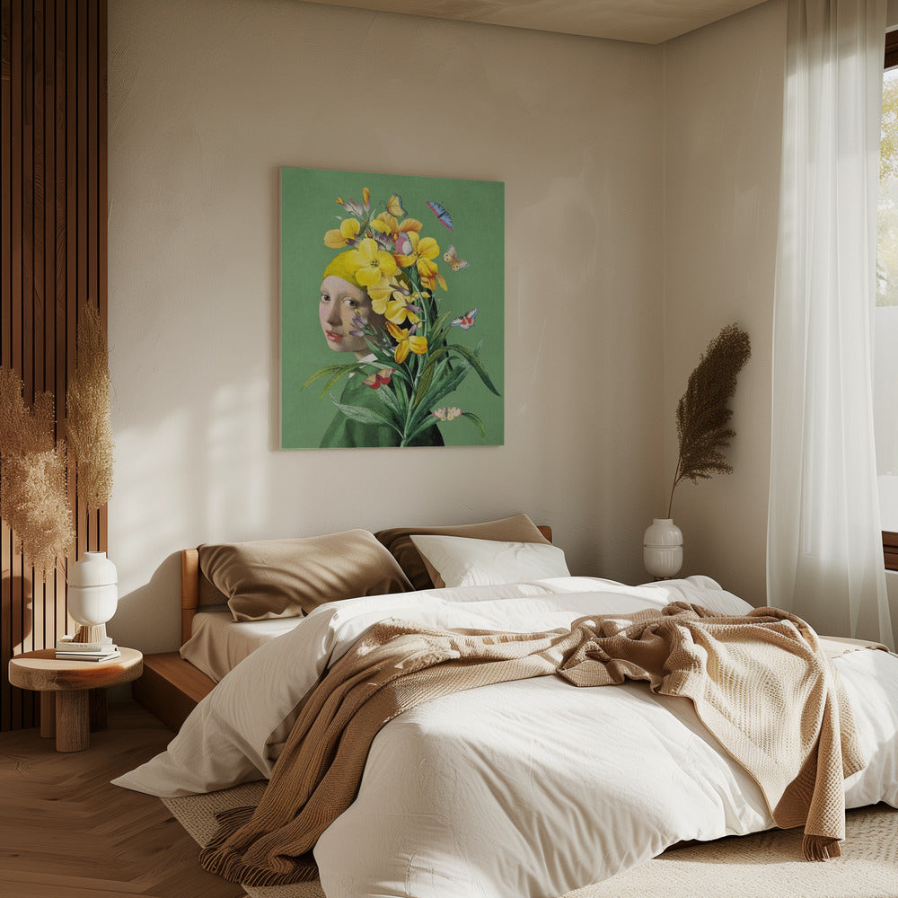 Girl With a Pearl Earring - the Springtime Edition | Canvas