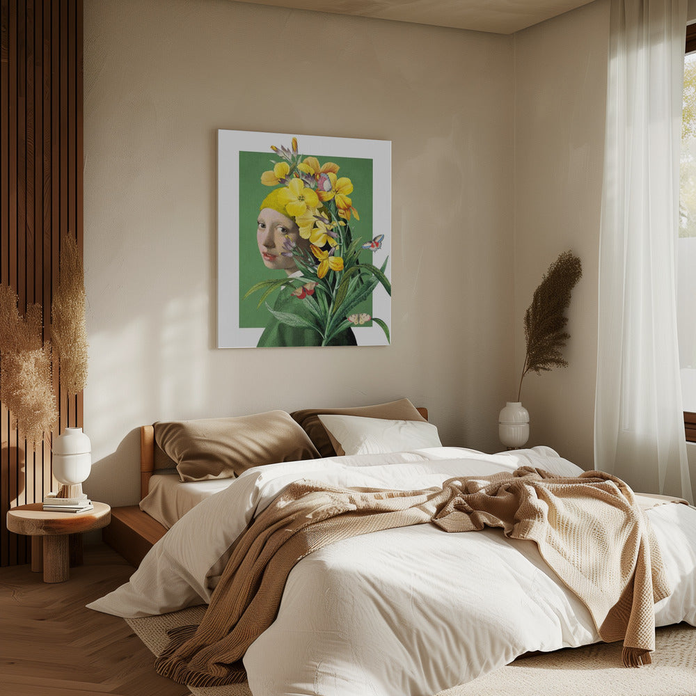 Girl With Pearl Earring   the Springtime Edition | Canvas