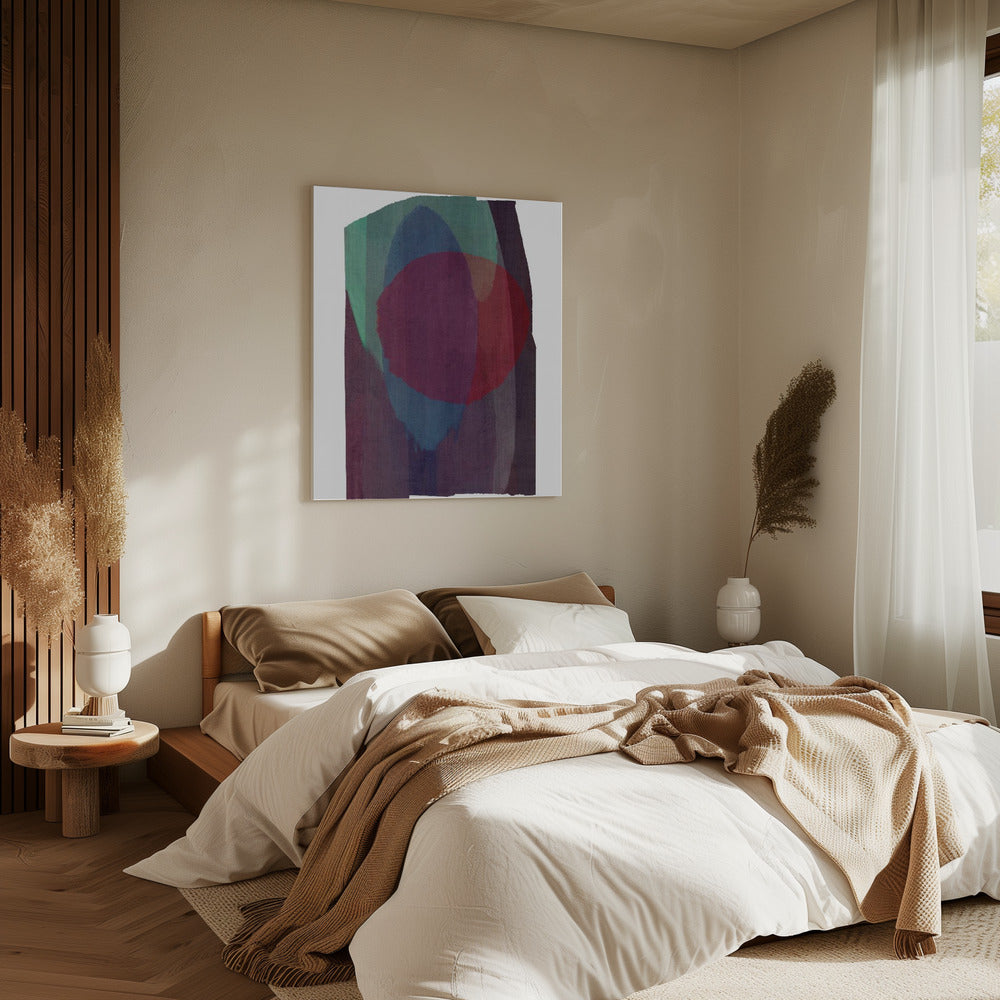 Geometric Shapes In Rich Tones | Canvas