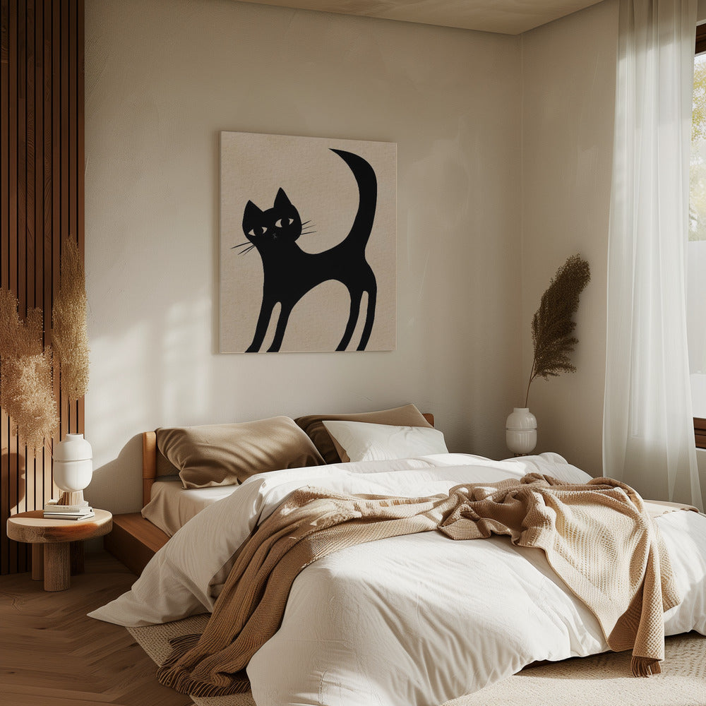 Black cat | Canvas