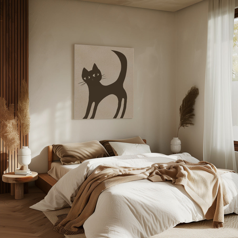 Brown cat | Canvas