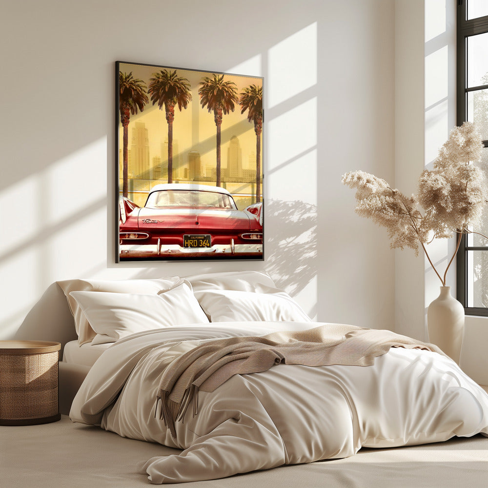 PLYMOUTH SAVOY WITH PALMS | Poster