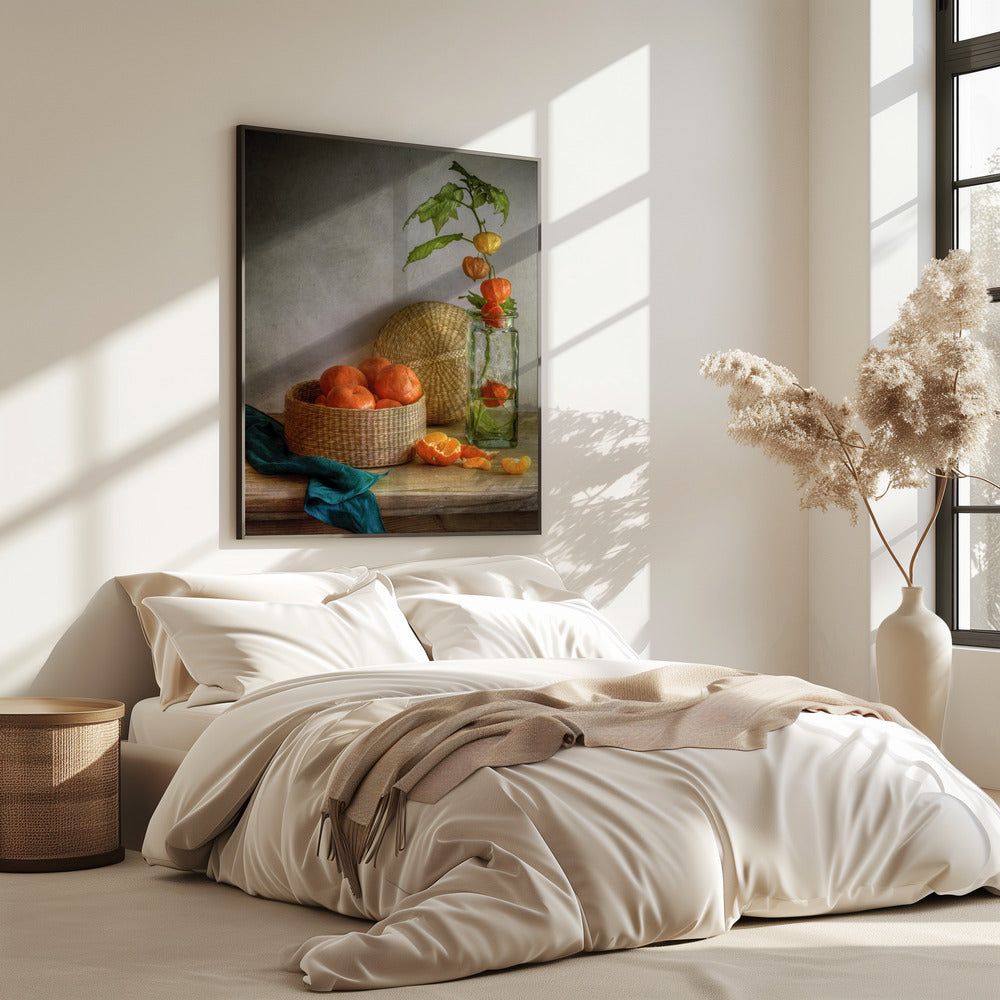 Still life with Clementines | Poster