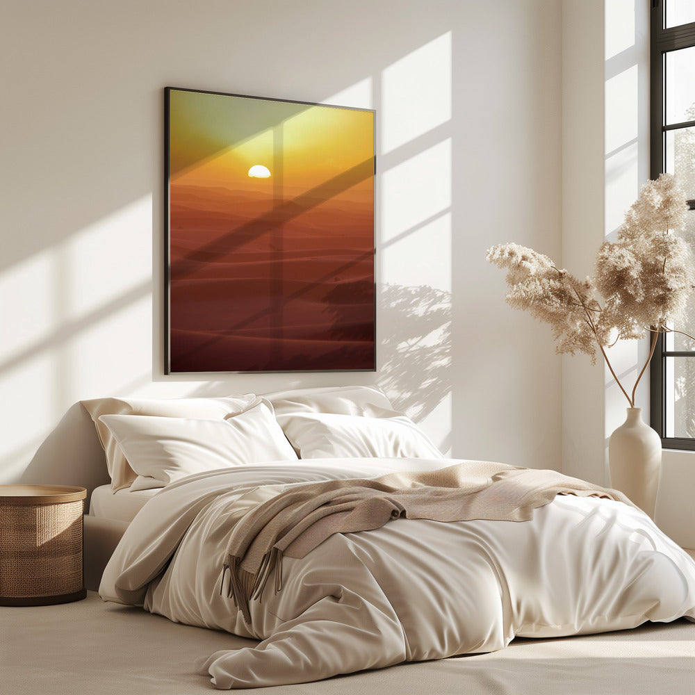 Sunset over Dunes | Poster