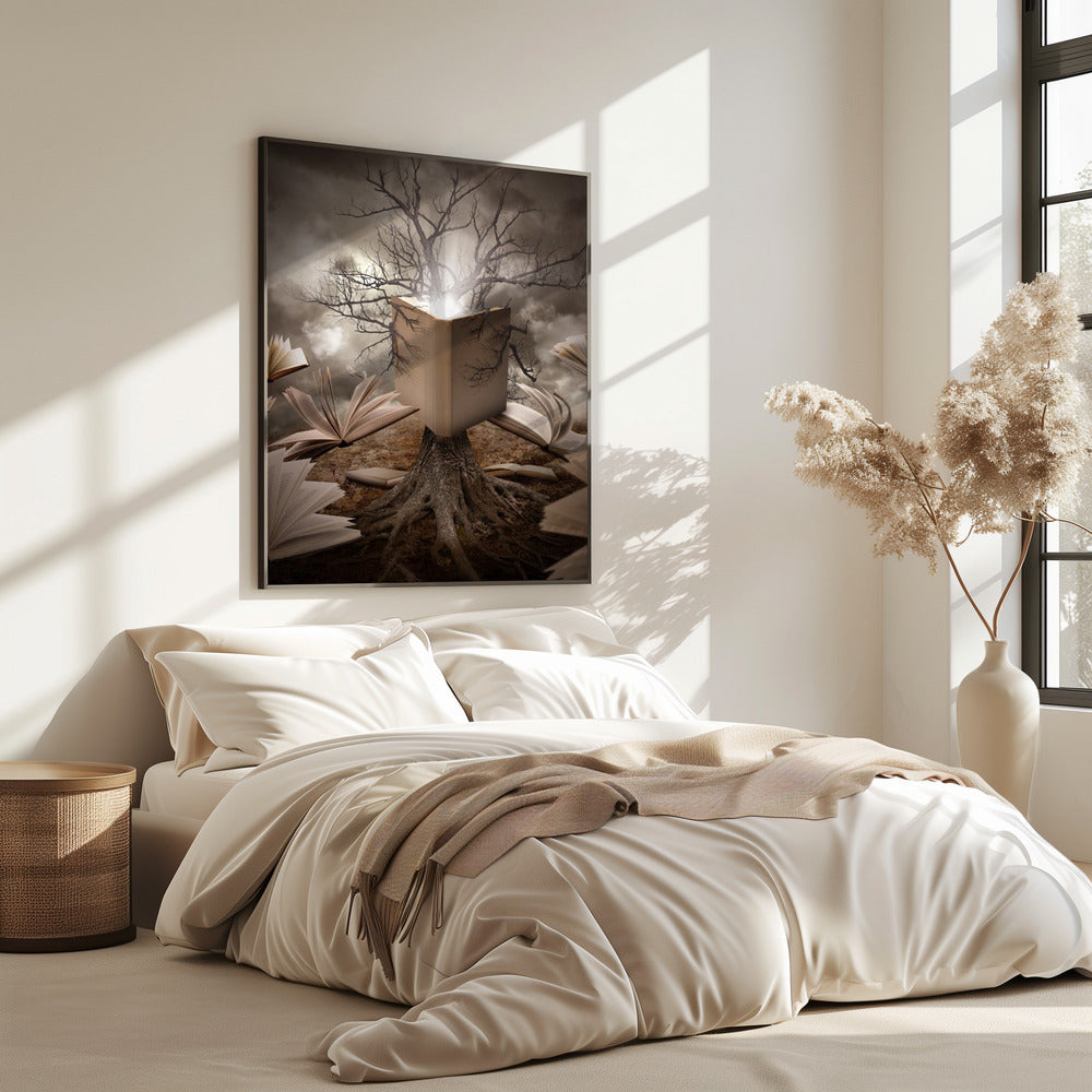 Old Tree Reading Story Book | Poster