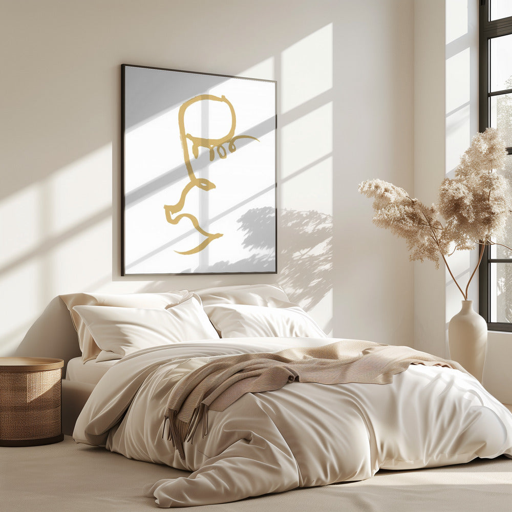 Half Face Gold | Poster