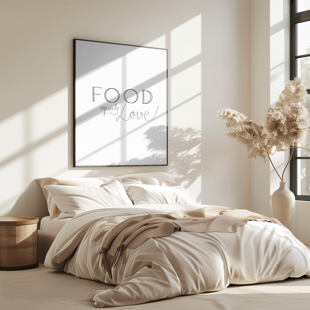 Food is Love | Poster