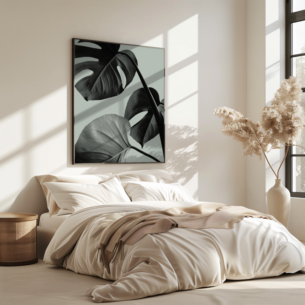 Monstera Teal 07 | Poster