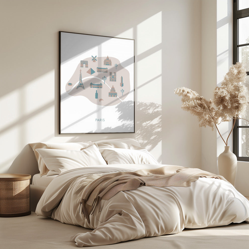Paris Map | Poster