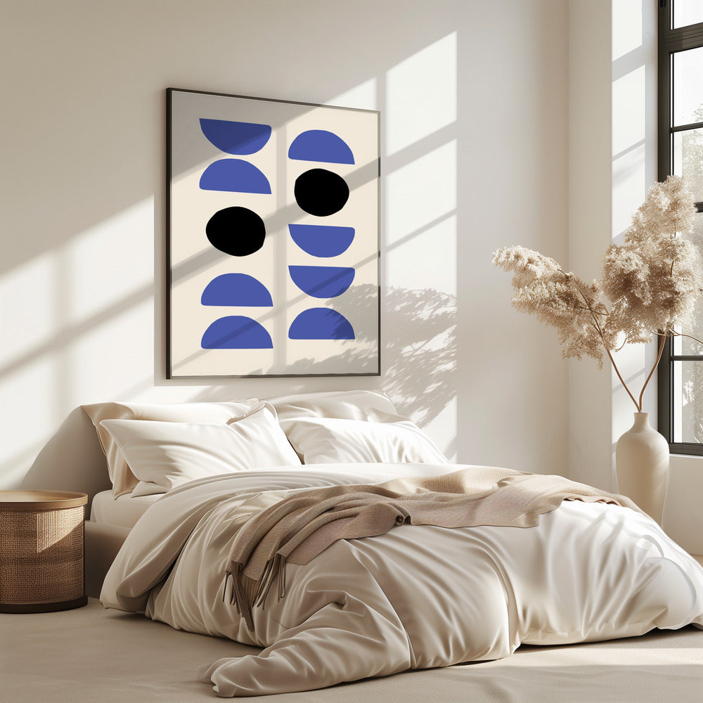 Blue Shapes | Poster