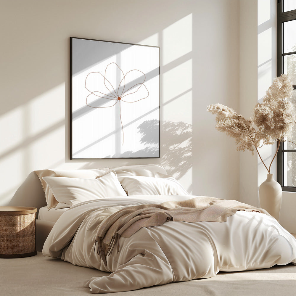 Delicate Line Flower | Poster