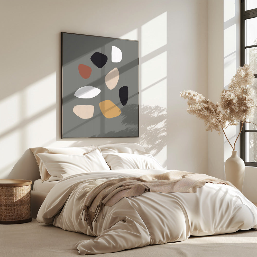 Earthy Shapes Dance | Poster