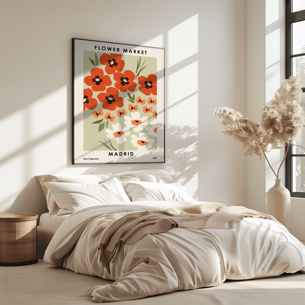 Flower Market Madrid | Poster