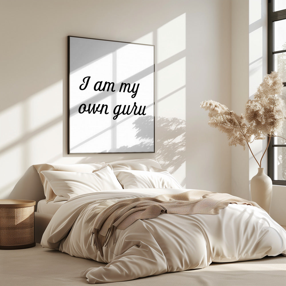 I am my own guru | Poster