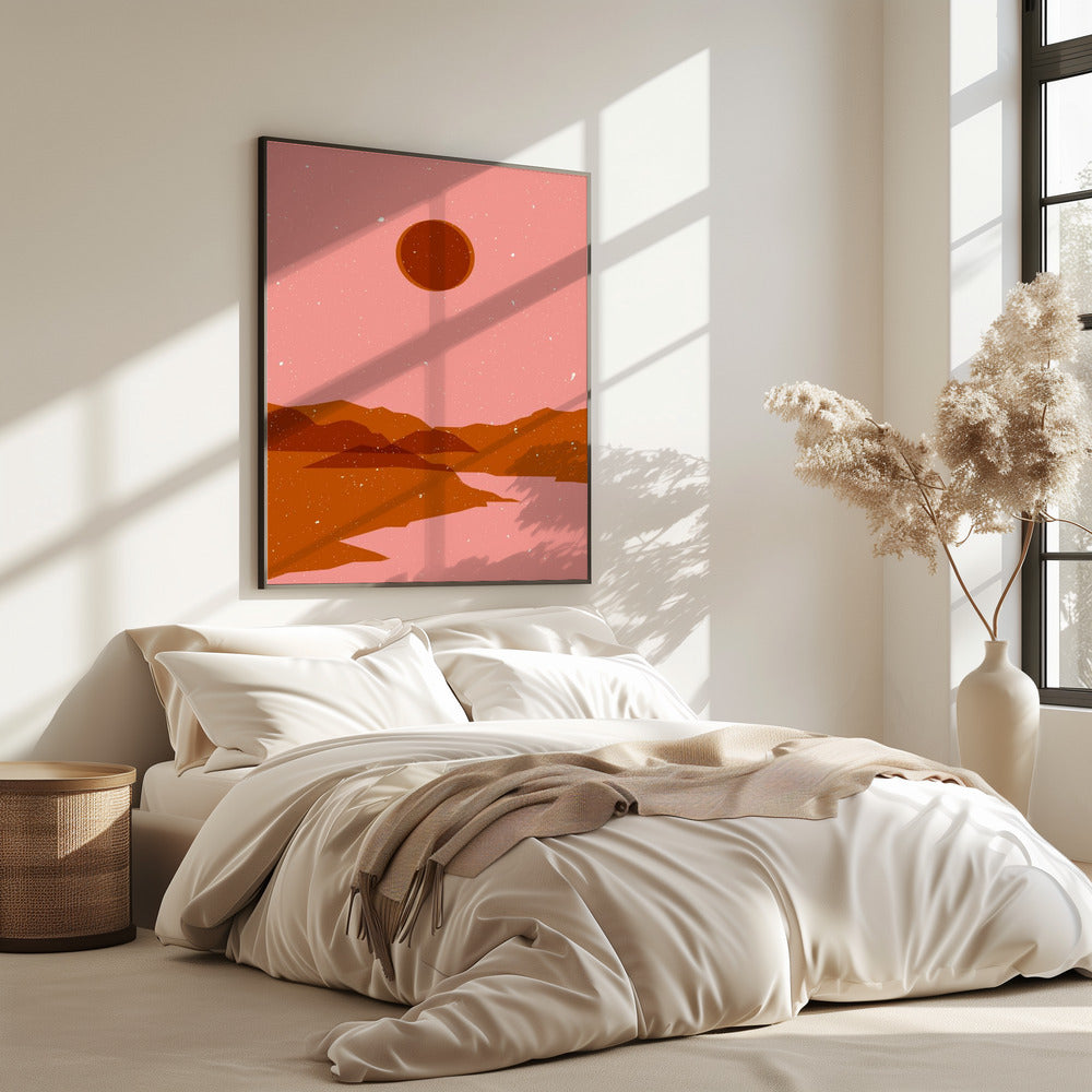 Moon  landscape | Poster