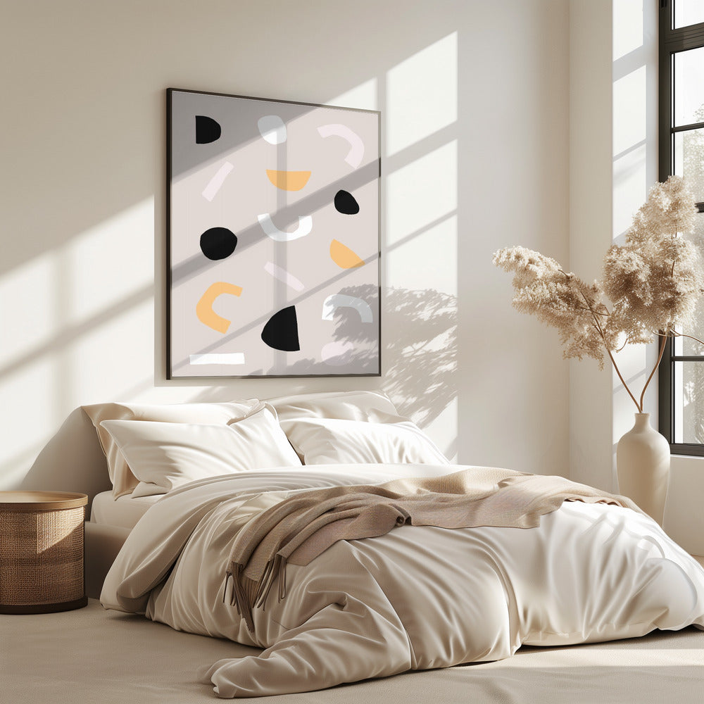 Geometric Shapes in Neutral Tones | Poster