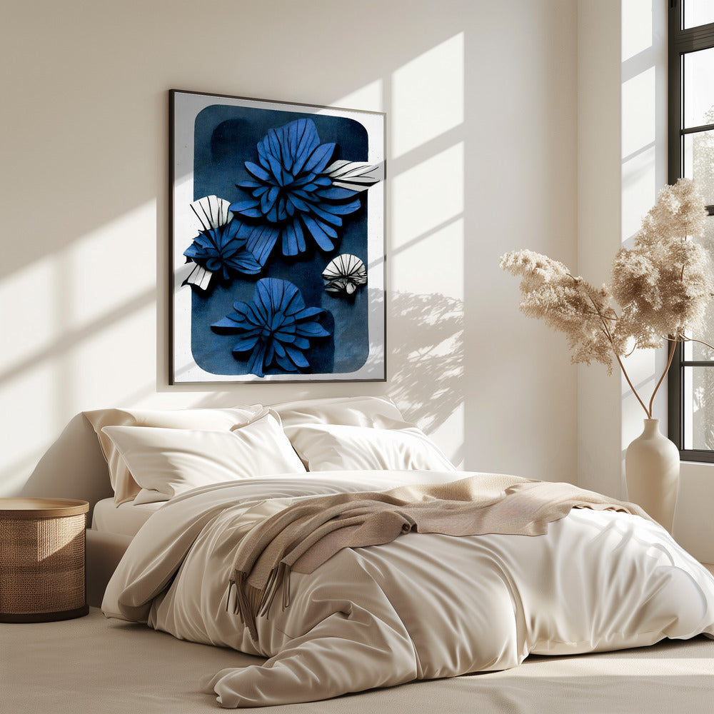 Blue Blossom Depth | Poster