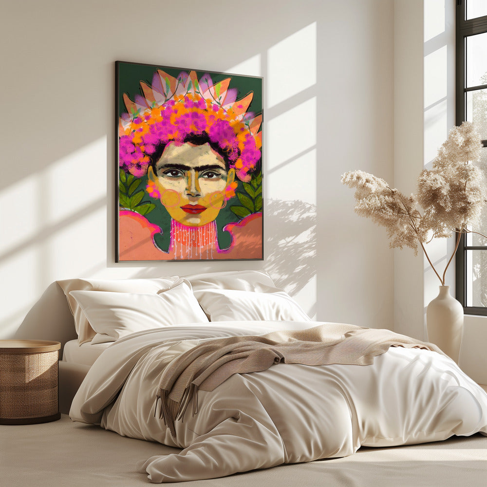 Vibrant Floral Crown | Poster