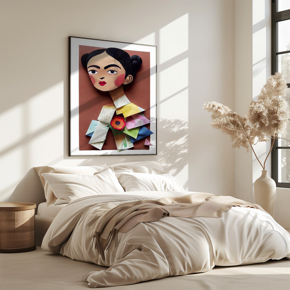 Paper Portrait Blossom | Poster