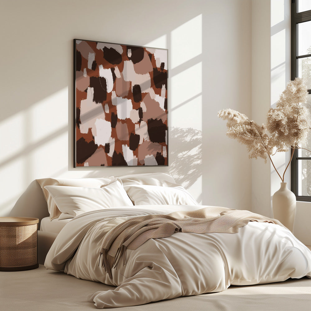 Earthy Brush Strokes | Poster