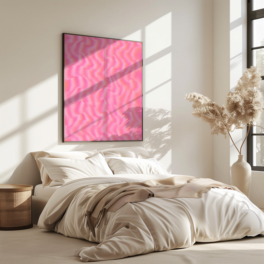 Rippling Pink Waves | Poster