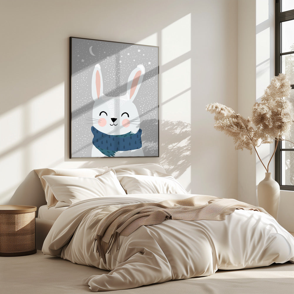 Winter Bunny Bliss | Poster