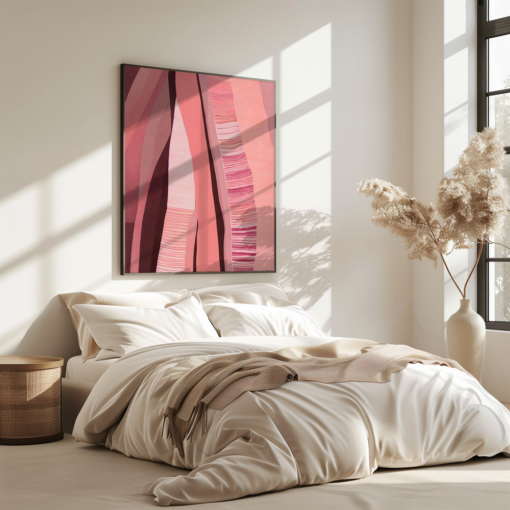 Rosy Strata Layers | Poster