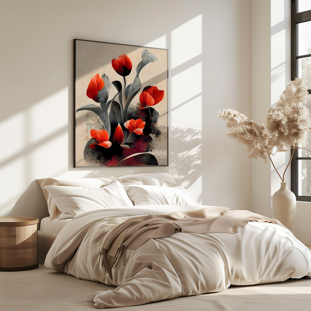 Crimson Blossoms | Poster