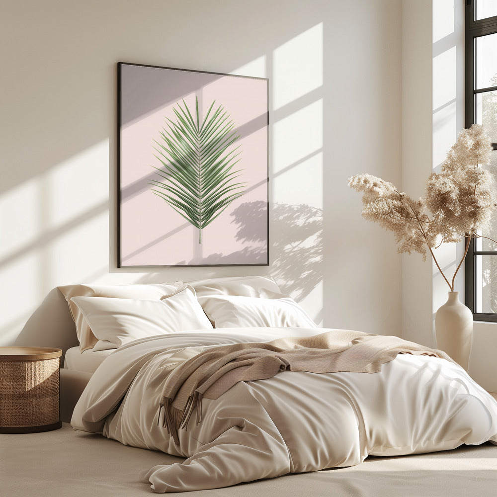 Palm Leaf Blush | Poster