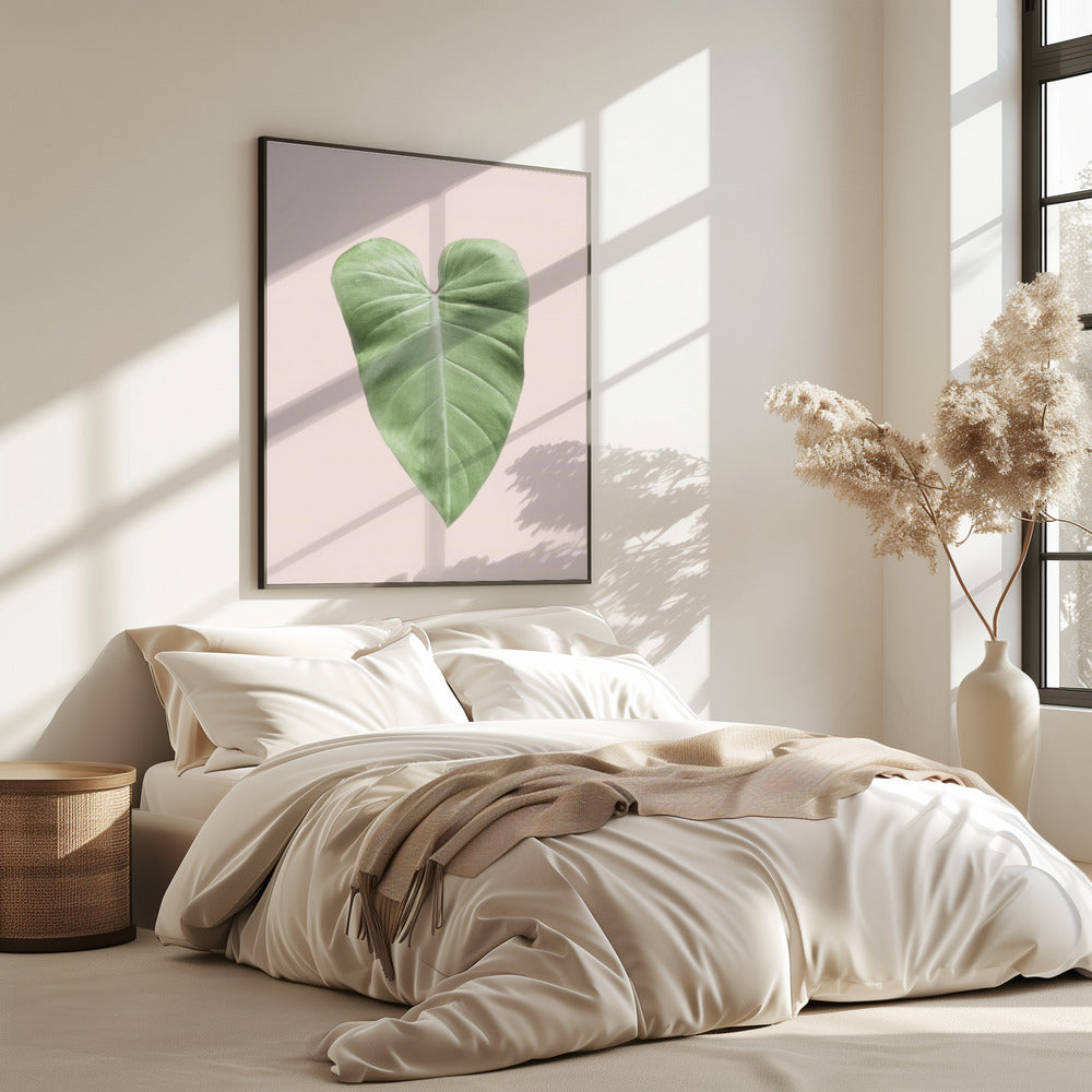Tropical Leaf Blush | Poster