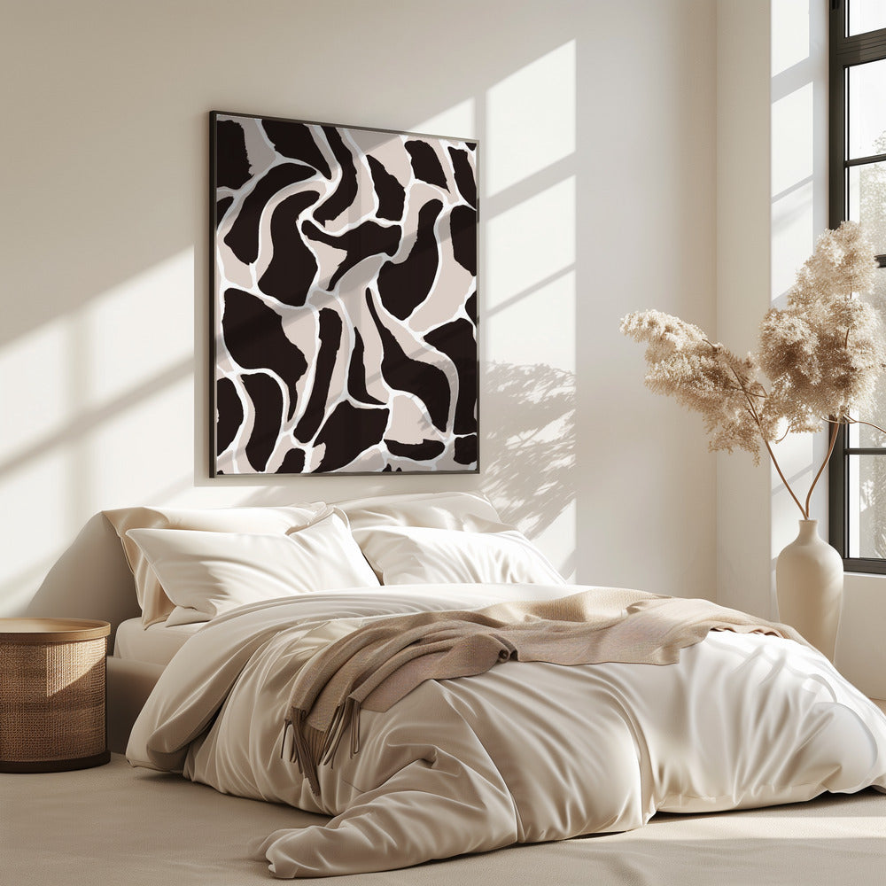 Monochrome Waves | Poster