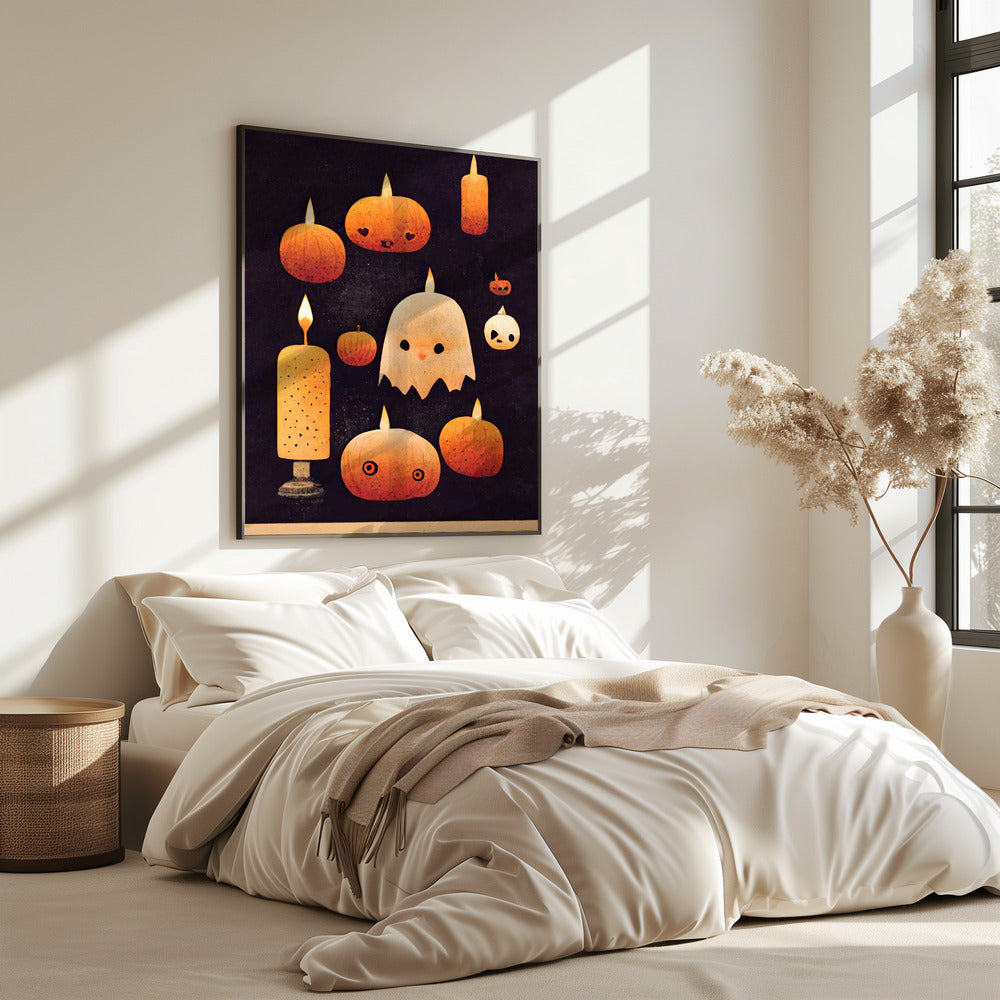 Haunted Pumpkin Glow | Poster