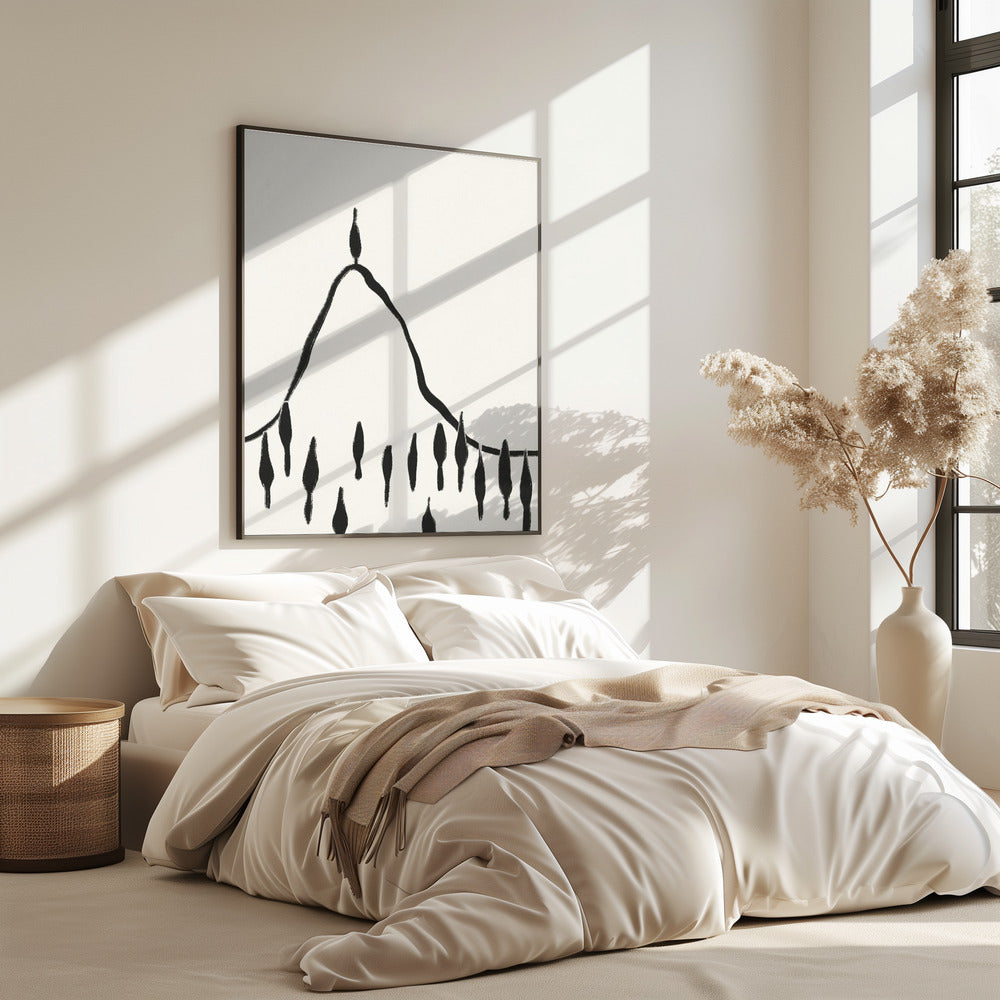 Minimal Line Landscape #2 | Poster